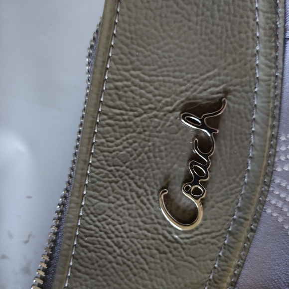 COACH Ashley Dotted Silver/Grey Convertible Hobo bag - Picture 2 of 10